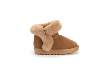 New style Fur Trim Boots For Kids
