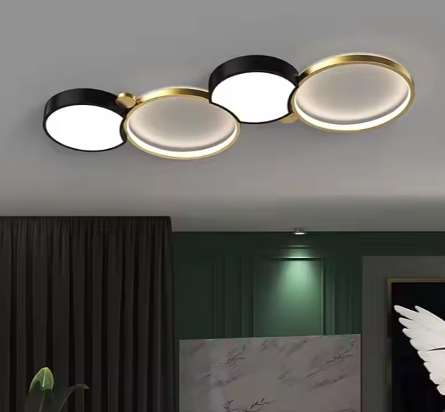 Round Shape Fixture Remote Led Intelligent Ceiling Lamp
