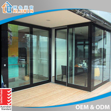 10years warranty Australia AS2047 standard thermal break profile double glass interior aluminum sliding door
