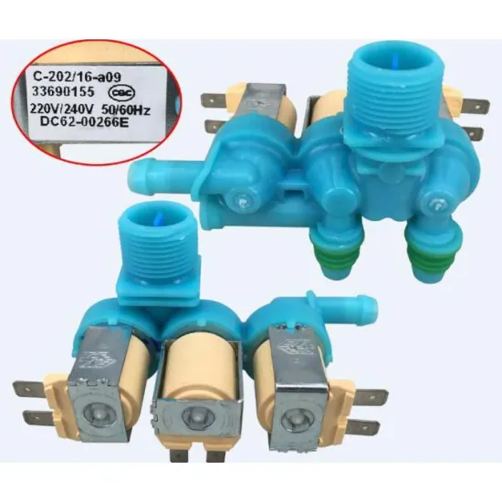 DC62-00266E Plastic Inlet Washing Machine Water Solenoid Valve for Samsung: New Design