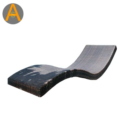 Outdoor Poolside Sun Loungers and Rattan Sunbeds for Beachside Relaxation