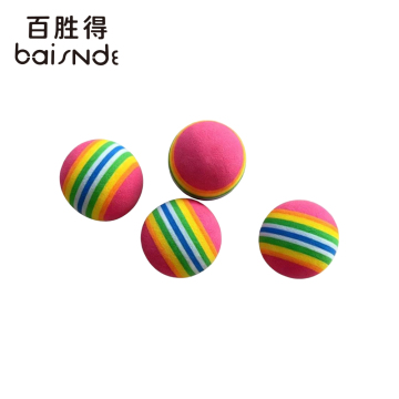 EVA rainbow foam golf practice balls