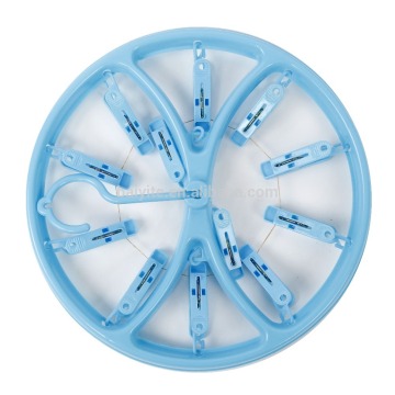 multifunction plastic hanger with clips for baby