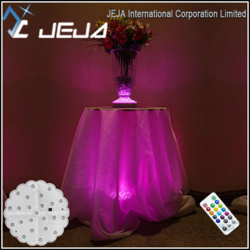 JEJAHK Rechargeable battery Remote Controlled 15CM LED Eiffel Tower Vases Light Base For Western weddings
