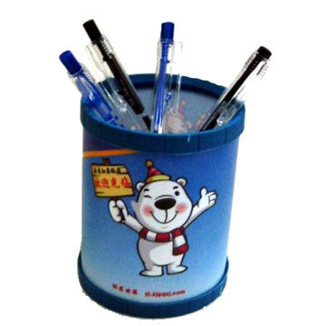 Pen holder, made of PP, weighs 34g, for gift or promotional purposes