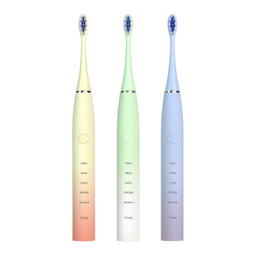OEM ODM Fashion Gradient Color Sonic USB Rechargeable Smart 5 Modes Electronic Toothbrush - DY-601C