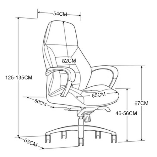 Chaire exécutif de l&#39;Ex-tête de la tête de tête fixe