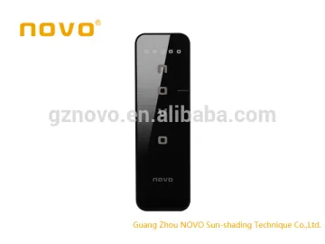 NOVO sensitive touch screen wall switch /transmitter for motorized curtain /roller blinds and venetain blind-remote control