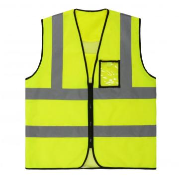 classic style PVC CARD pocket safety vest