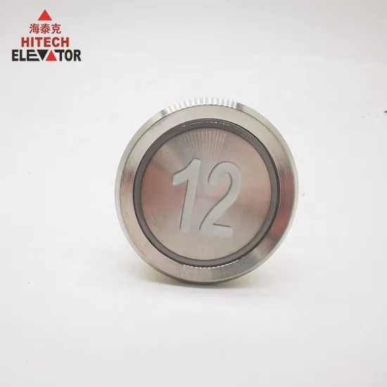 Elevator Call Button Round Stainless Steel with Braille