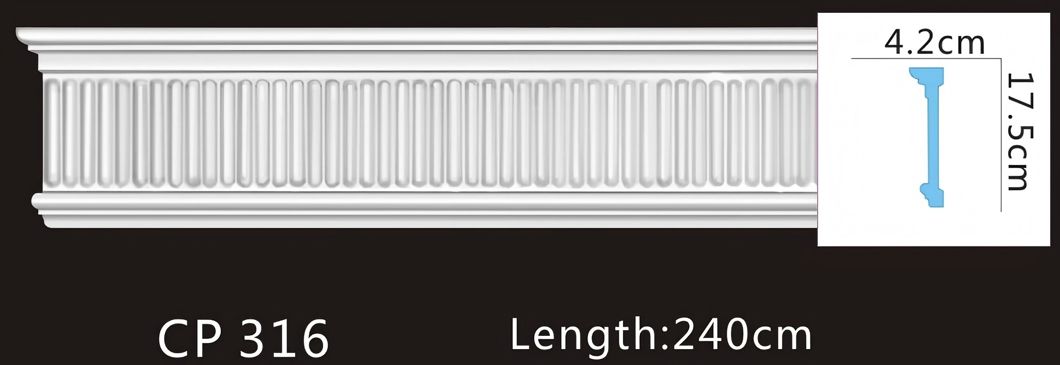 Carving Panel Moulding CP316