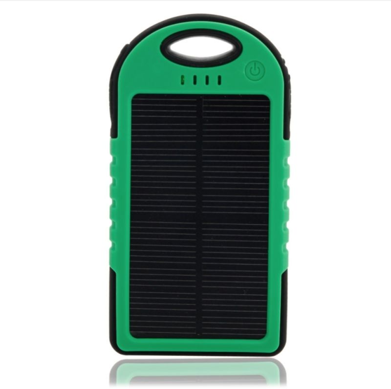 5000mAh Waterproof Dustproof Drop Resistant Solar Energy Power Bank