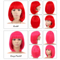 High Temperature Fiber Synthetic Bob Wig For Women