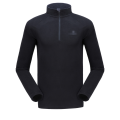 Herren Shaker Fleece Mantel halb offen