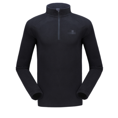 Herren Shaker Fleece Mantel halb offen