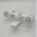 Plastic durable shower faucet hot and cold water mixer Taps for bathroom bathtub