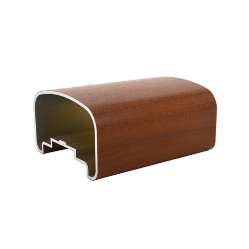 Wood grain handle aluminium profile