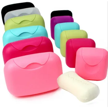 Factory-Wholesale Hot Sale: Colorful High-Quality Plastic Soap Boxes for Travel, Bath, and Toilet Supplies