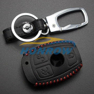 Be 3 button key leather case used for C180 C260 C-class E-class GLK ML S-class