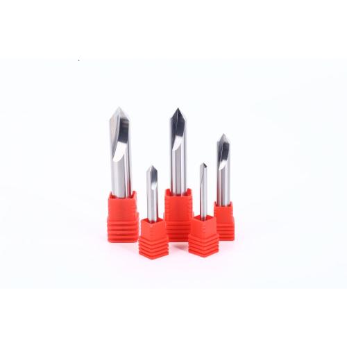 4Flutes Chamfer End Mill V Groove For Copper