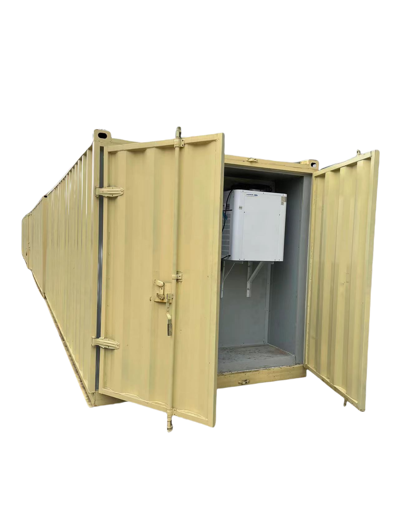 Compressor Unit Container 40ft Bitzer With 20ft Container Cold Room And Copeland Compressor Unit ...