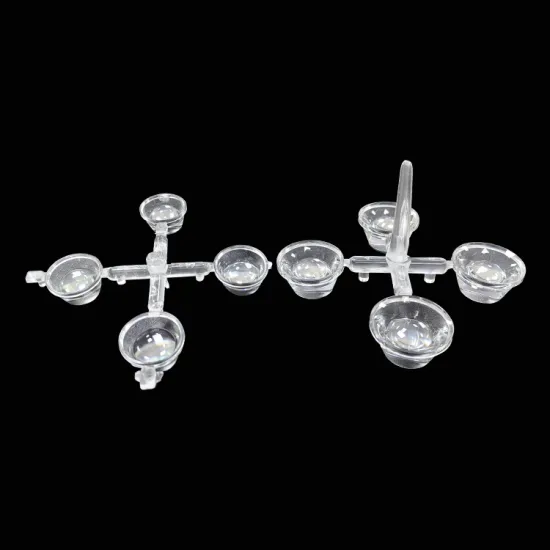 High transparent transparency clear plastic parts