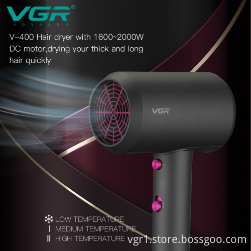VGR V-400 fashion powerful professional electric hair dryer