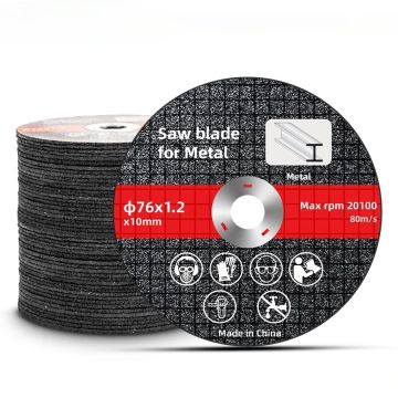 Wholesale 76mm Cut Off Wheels: High-Quality Metal Cutting Discs for Iron and Stainless Steel