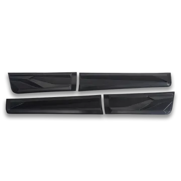 Isuzu D-Max Side Door Body Cladding Matte Black - 2020, 2022, 2023 Accessories