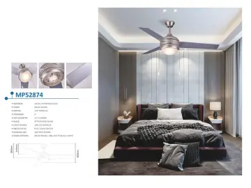 18W ceiling fan without sound