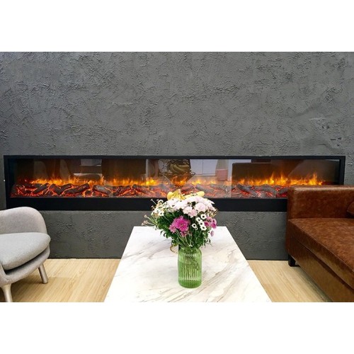 limestone marble electric fireplace 2000mm