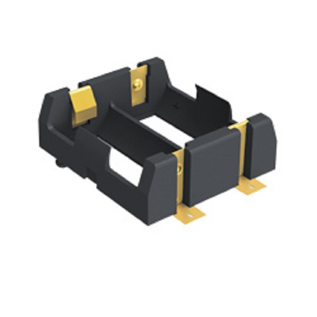 BBC-M-SN-A-098P Dual Battery Holder för 18350 SMT