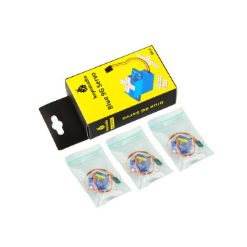 3 PCS Keyestudio MINI SG90 9G 90 Degrees Servo Motor Blue for Arduino and Micro:Bit