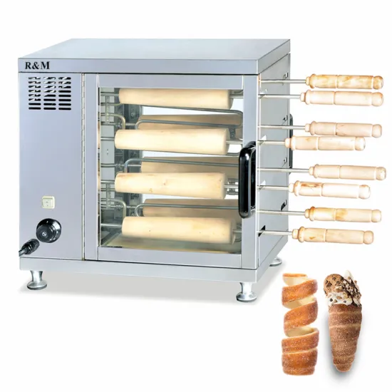 RM Electric Chimney Cake Machine for Pakistani Kurtos Kalacs, Mechanical Oven Grill