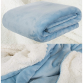 Chăn hai lớp Flannel Sherpa rắn