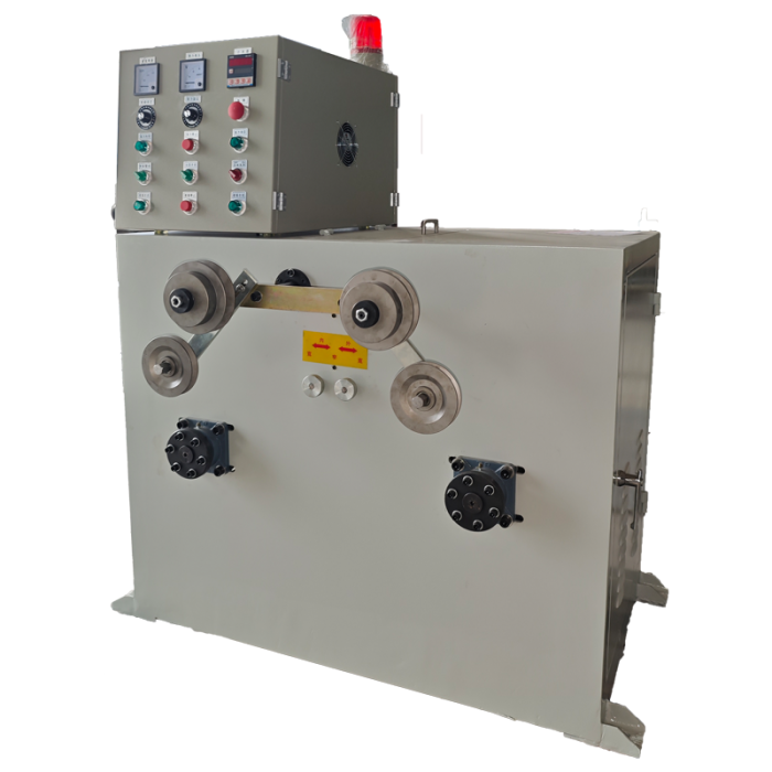 Máquina de recogida para equipos de soporte de extrusores