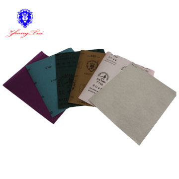 Color sand paper for arts and crafts