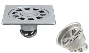 502 Full Stainless Steel Vane and Anti-Odor Floor Drain