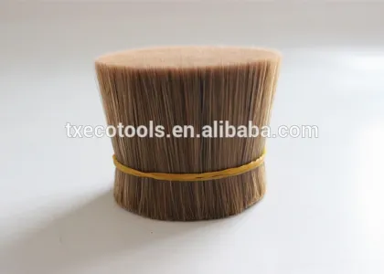Brown Synthetic cow ear hair for makeup brushes