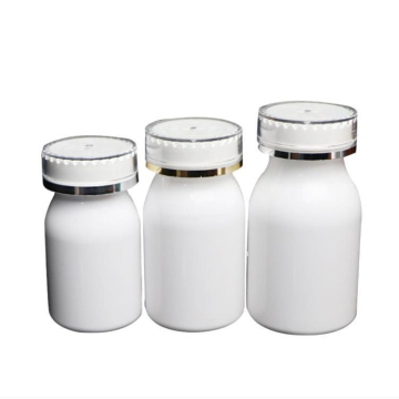 White/Black/Pink PET Plastic Capsule Bottles for Healthcare - 100cc, 130cc, 160cc