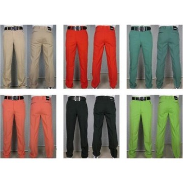 Fashion Brand Men Golf Long Pants 100% Cotton