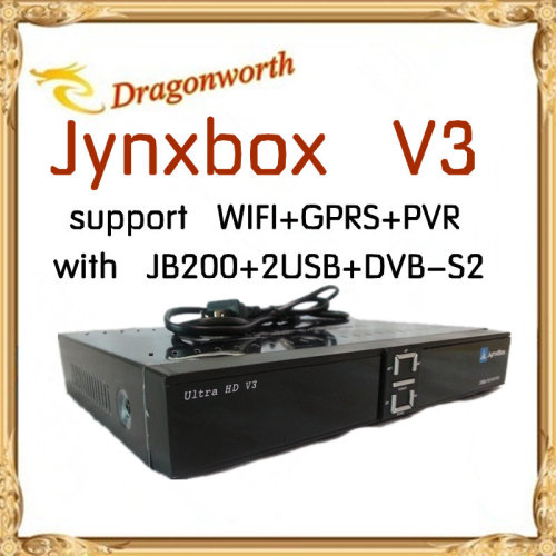 Original Jynxbox V3 Support WiFi and GPRS DVB-S2 Jynxbox Ultra HD V3 for North America