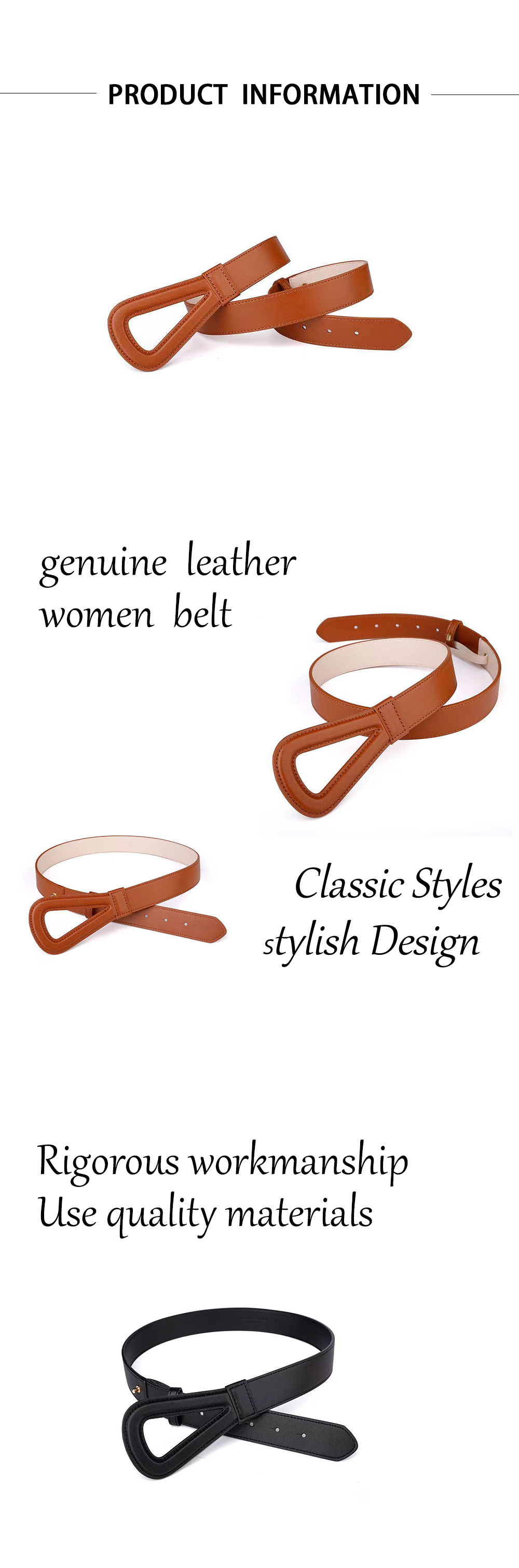 Ladies Wide Waist Belt