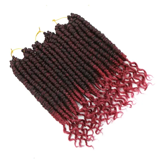 12 inches wholesale afro crochet braiding nubian fluffed colorful jumbo price in kenya spring twist hair synthetic