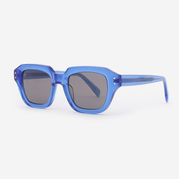 Thick Square Acetate Men's Sunglasses