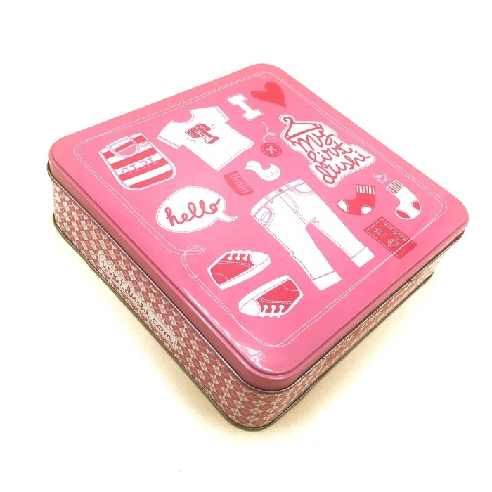 DADI Square Gift Tin Box Metal Box 210*210*60mm