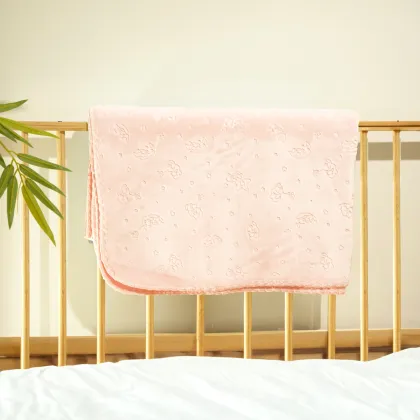 Wholesale Super Soft Double Layer Baby Flannel Blanket - Flourish New Design