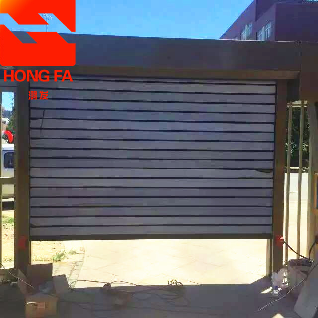 Simple Aluminum Panel Hard Fast Door