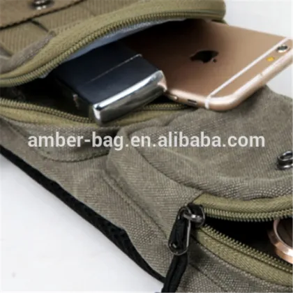 canvas men's chest bag/travel bag