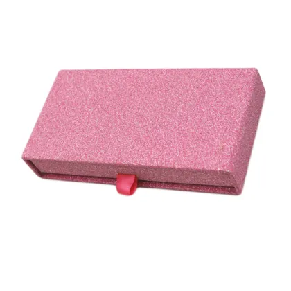 Pink Sliding Eyelash Extensions Beauty Box Empty